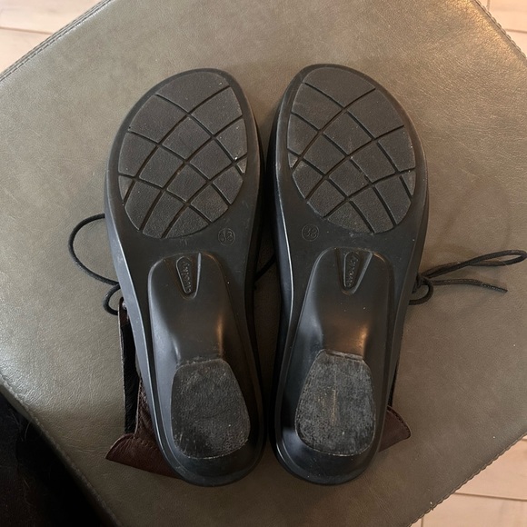 Brown leather Wolky Gladiator sandals. EUC. Size 38 - Picture 4 of 6